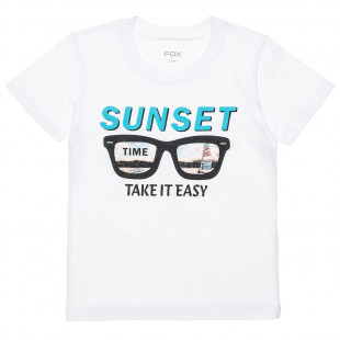 T-Shirts with print "Sunset time" (12 months-3 years)