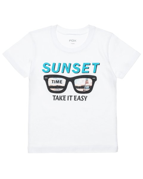 T-Shirts with print "Sunset time" (12 months-3 years)