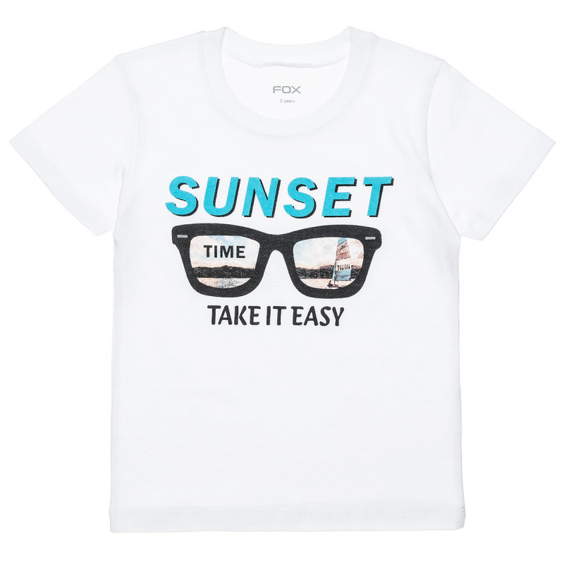 Μπλούζα με τύπωμα "Sunset time" (12 μηνών-3 ετών)