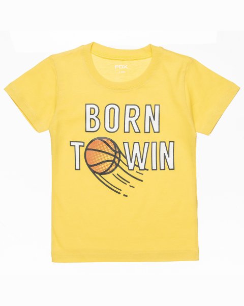 T-Shirt with print "Born to win" (12 months-3 years)