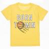 Μπλούζα με τύπωμα "Born to win" (12 μηνών-3 ετών)