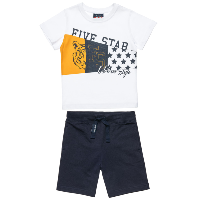 Set Five Star with print "Urban style" (18 months-5 years)