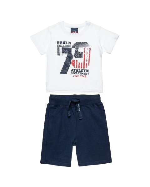 Set Five Star t-shirt with print and shorts (12 months-5 years)