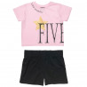 Set Fiev Star top with glitter and shorts (6-16 years)