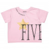 Set Fiev Star top with glitter and shorts (6-16 years)