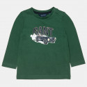 Μπλούζα Gant με τύπωμα σε 3 χρώματα (2-7 ετών)