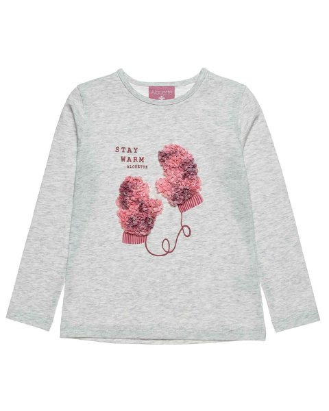 Long sleeve top with embossed elements (12 months-5 years)