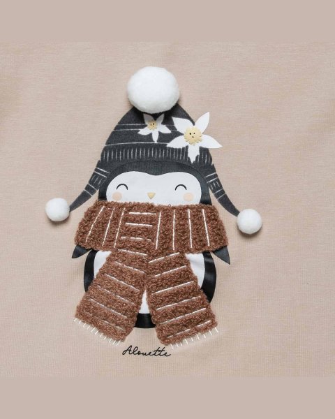 Long sleeve top with pom pon (12 months-5 years)