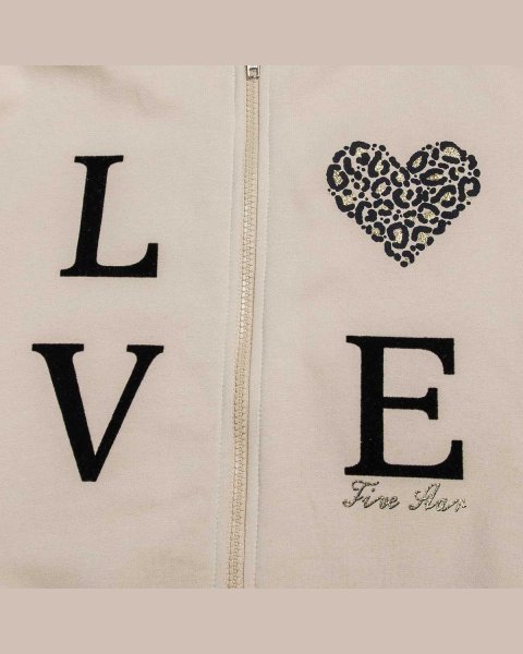 Tracksuit   cotton fleece blend Five Star with embossed elements (6-16 years)