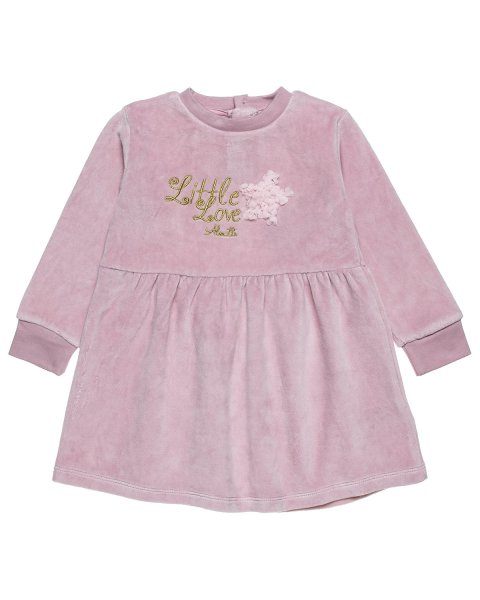 Dress velour with embossed detail (6 months-5 years)