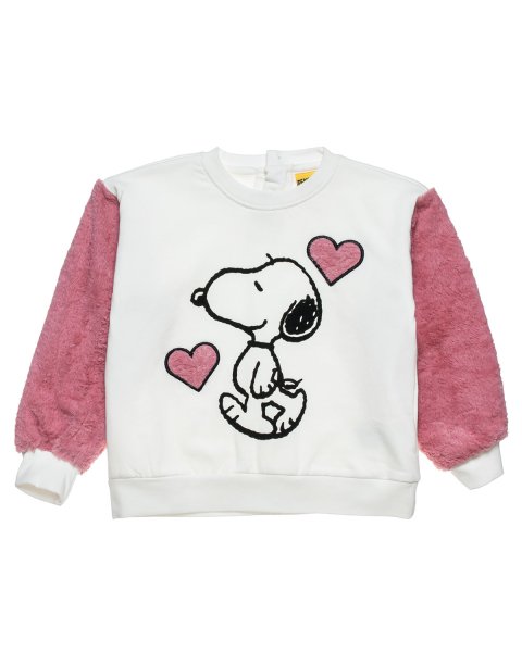 Σετ φόρμας φούτερ Snoopy με οικολογική γούνα (12 μηνών-5 ετών)