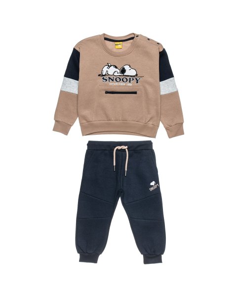 Tracksuit Snoopy cotton fleece blend with print (12 months-8 years)