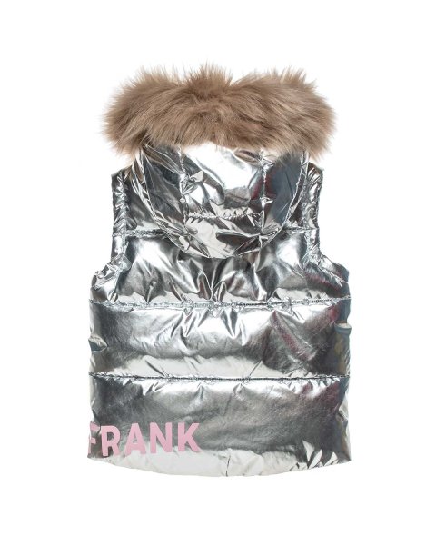 Γιλέκο-μπουφάν Paul Frank με γυαλιστερή όψη και κέντημα (12 μηνών-5 ετών)
