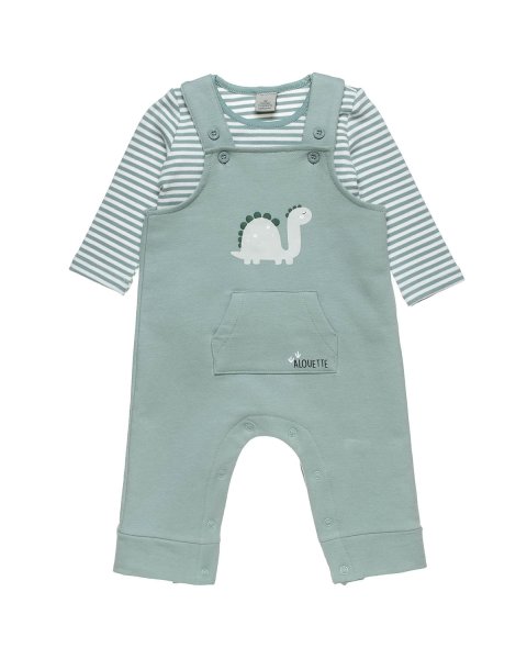 Overall cotton fleece blend Tender Comforts with top (3-18 months)