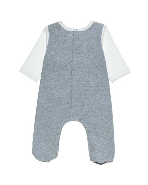 Babygrow with embossed elements (1-12 months)