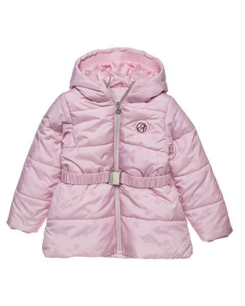 Jacket with heart pattern (12 months-5 years)