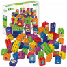 Blocks BIOBUDDI eco "Learning to build" 60 pcs (1,5-6 years)