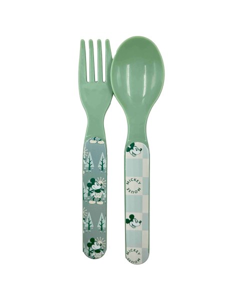 Lunch box Disney Mickey Mouse with fork and spoon