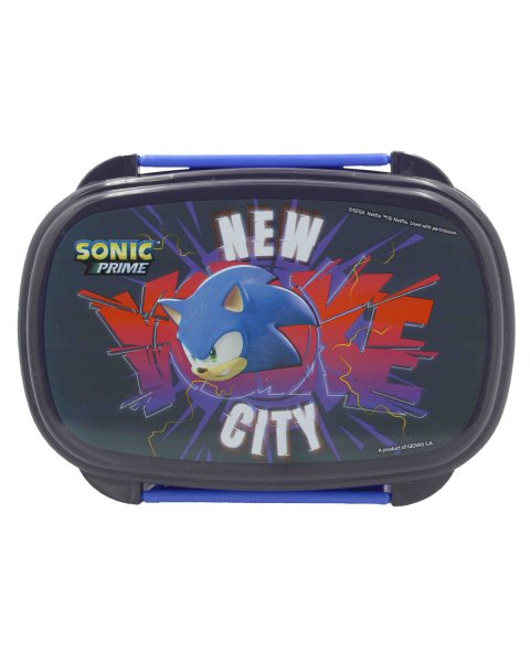 Lunch box Sonic with fork and spoon