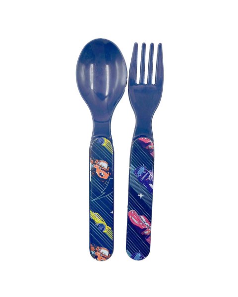 Lunch box Disney Cars with fork and spoon