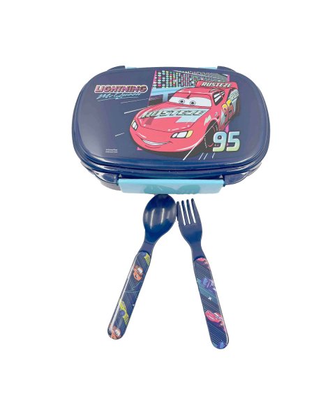 Δοχείου φαγητού Disney Cars με κουτάλι και πιρούνι
