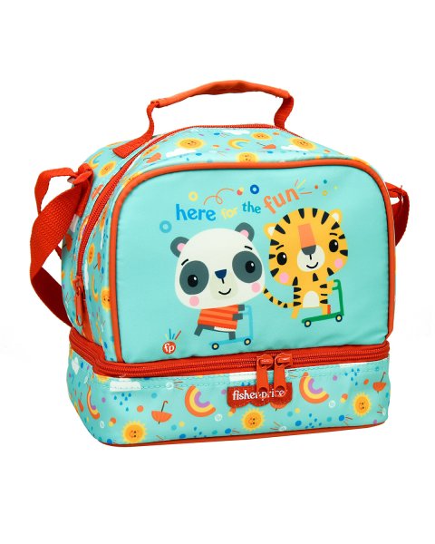 Lunch bag isothermal Fisher-Price panda and tiger