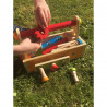 Toy from natural wood "Tool box/Construction set"