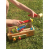 Toy from natural wood "Tool box/Construction set"