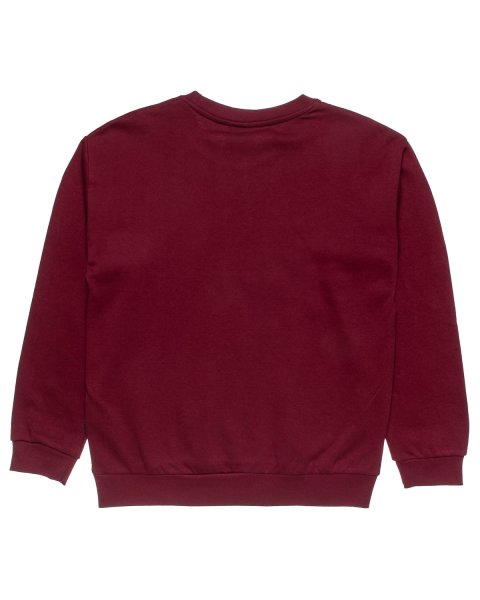 Long sleeve top cotton fleece blend Five Star with embossed print (6-14 years)