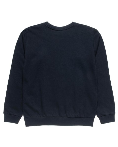 Long sleeve top cotton fleece blend Five Star with embossed print (6-14 years)