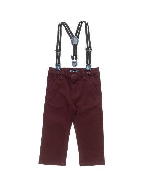 Pants chinos with braces (12 months-5 years)