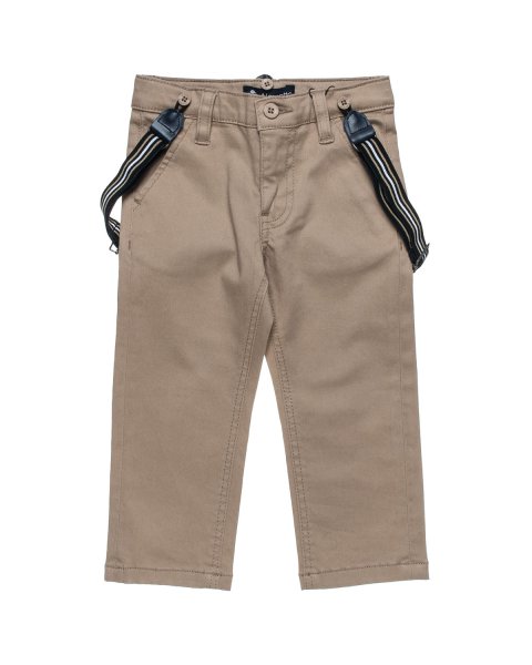 Pants chinos with braces (12 months-5 years)