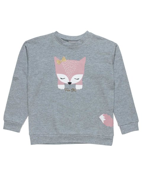 Tracksuit cotton fleece blend Five Star with glitter details (12 months-5 years)