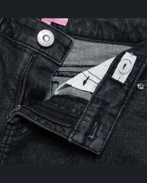 Denim pants with strass (6-16 years)