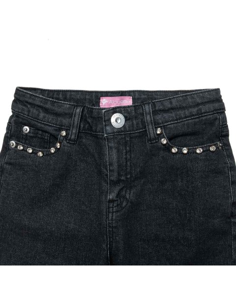 Denim pants with strass (6-16 years)