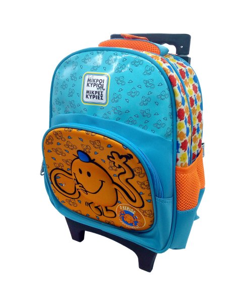 Trolley backpack for kindergarten with lights Mr. Tickle
