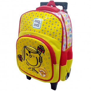Trolley backpack for kindergarten with lights Miss Laugh