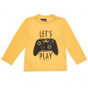 Long sleeve top Five Star with print "Let's play" (2 months-5 years)