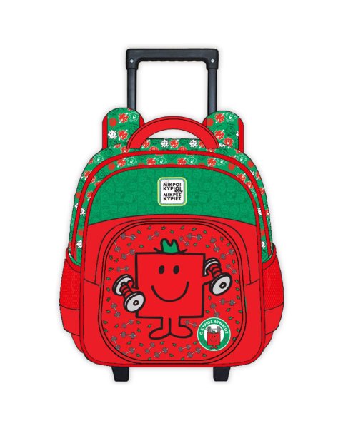 Trolley backpack with lights Mr. Strong 2 kindergarten
