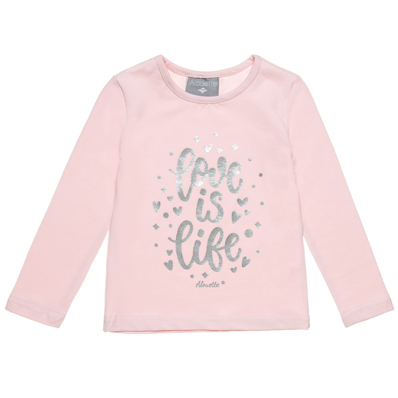 Long sleeve top with foil detail (12 months-5 years)