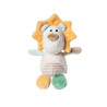 Gift Set plush toy lion and baby booties with rattle (0+ months)