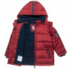 Jacket with detachable hood and fleece lining (12 μηνών-5 ετών)