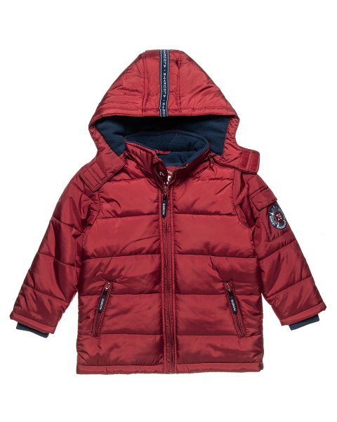 Jacket with detachable hood and fleece lining (12 μηνών-5 ετών)