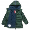 Jacket with detachable hood and fleece lining (12 μηνών-5 ετών)