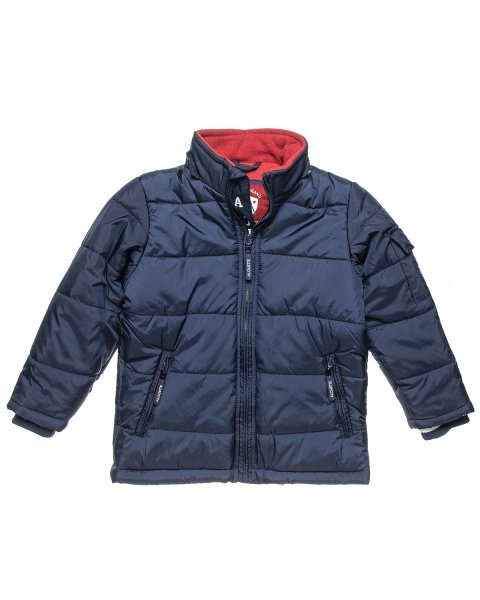 Jacket with detachable hood and fleece lining (12 μηνών-5 ετών)