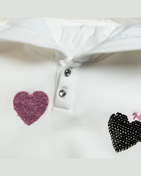 Set cotton fleece blend Moovers with double sequins (12 months-5 years)