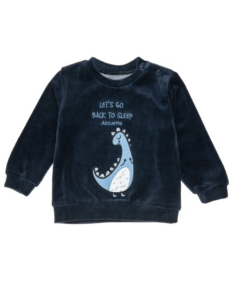 Set top with embroidery and pants (3-18 months)