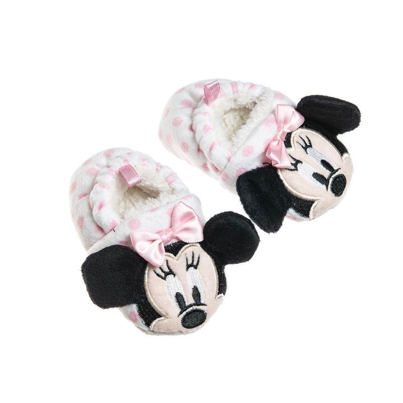   Παντοφλάκια βρεφικά αγκαλιάς Disney Minnie Mouse (Μεγέθη 17-18)