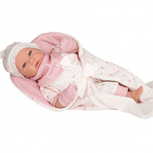 Toy baby doll with sound and blanket (3+ years)