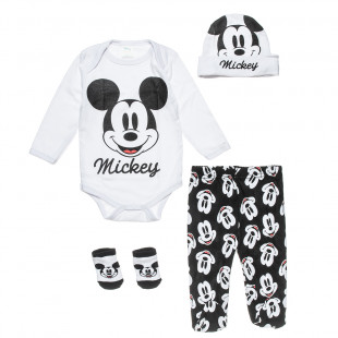 Set Disney Mickey Mouse 4-pieces (0-3 months)